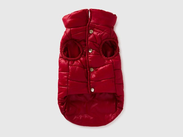 chaqueta roja sin mangas