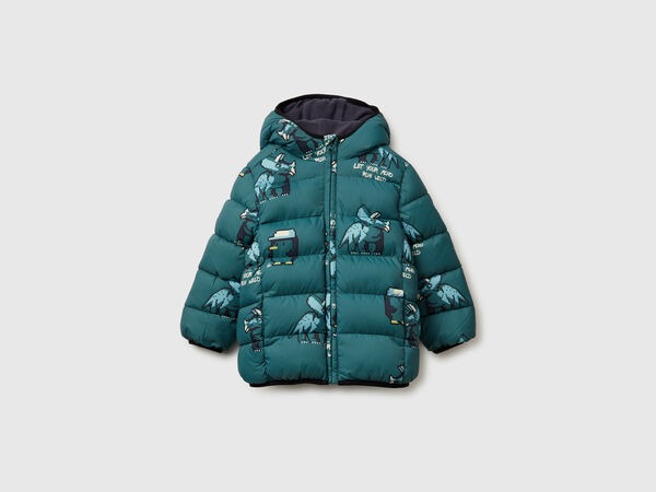 chaqueta verde niña
